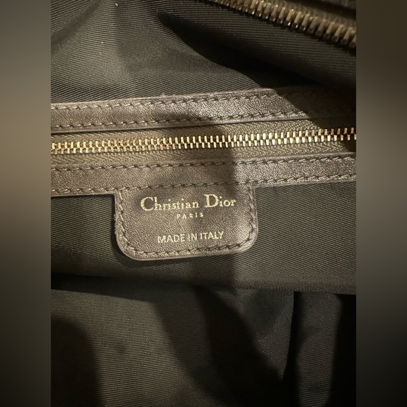 Authentic LADY DIOR Soft Tote Cannage Quilt Canvas Large. Beautiful condition! - Picture 6 of 12